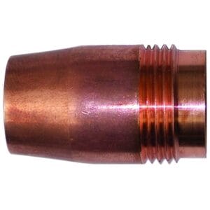 MIG Gun Nozzle, 5/8 in Bore, 1/8 in Recess, Tweco Style HD 23, Self-Insulated, Copper
