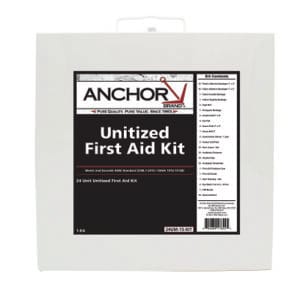 24 Person First Aid Kit, ANSI, Unitized, Steel Case