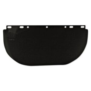 Visor, Dark Green, Unbound, 16-1/2 in L x 8 in H, For Fibre-Metal Head Gear/Cap Adaptors