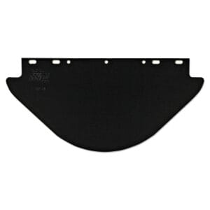 Visor, Shade 5, Unbound, 19 in L x 9-3/4 in H, For Fibre-Metal Head Gear/Cap Adaptors
