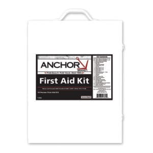 4 Shelf First Aid Cabinet, ANSI Z308.1-2009, Steel Cabinet, Includes 1100 Pieces