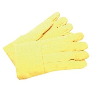 High Heat Wool-Lined Kevlar Gloves, Large, Yellow