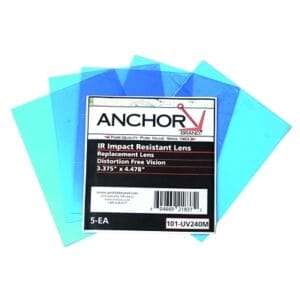 Cover Lens, 100% Polycarbonate, Miller, Outside Cover Lens, 12 7/8 in x 1 1/2 in