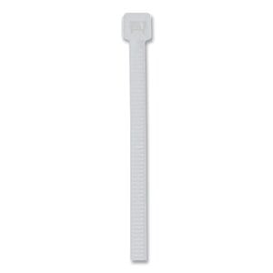 General Purpose Cable Tie, 120 lb Tensile Strength, 12 in L, Natural, 100 EA/BG
