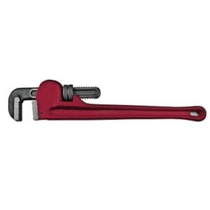 Adjustable Pipe Wrench, 15 Head Angle, Drop Forged Steel Jaw, 10 in