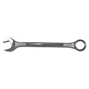 Combination Wrench, 1 in Opening, 13-1/8 in OAL, 12-Point, Nickel Chrome Plated Finish