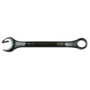 Combination Wrench, 7/16 in Opening, 8-1/2 in OAL, 12-Point, Nickel Chrome Plated Finish