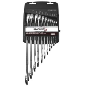Combination Wrench Set, 11-pc, 12 Points, SAE