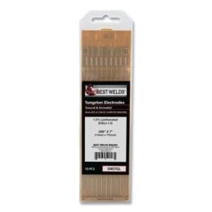 1.5%anthanated Tungsten Electrode, 0.040 in x 7 in, 10 PK