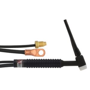 17 TIG Torch Package, Air Cooled, 150 A, Rigid Head, 2-Pc 12.5 ft Cable, Vinyl