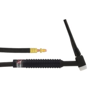 17 TIG Torch Package, Air Cooled, 150 A, Rigid Head, 1-Pc 25 ft Cable, Rubber