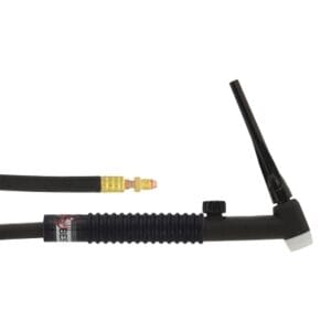 17FV TIG Torch Package, Air Cooled, 150 A, Flex Head with Valve, 1-Pc 12.5 ft Cable, Rubber