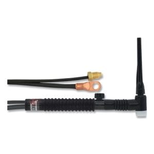 17FVMT TIG Torch Package, Air Cooled, 150 A, Flex Head with Valve, 2-Pc 25 ft Cable, Vinyl