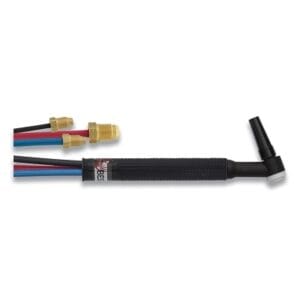 20F TIG Torch Package, Water Cooled, 250 A, Flex Head, 25 ft Cable, Braided Rubber