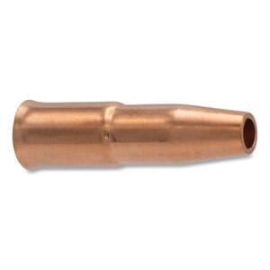 MIG Gun Nozzle, 3/8 in Bore, Tweco Style 22, Adjustable, Copper