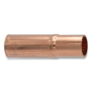 MIG Gun Nozzle, 3/4 in Bore, 1/8 in Recess, Tweco Style 23, Self-Insulated, Copper