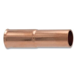 MIG Gun Nozzle, 3/4 in Bore, Tweco Style 24A, Adjustable, Copper