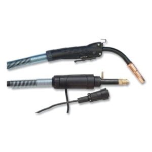 MIG Gun For Tweco Consumables, 250 A, 15 ft, Lincoln Connector, 0.035 in to 0.045 in Wire