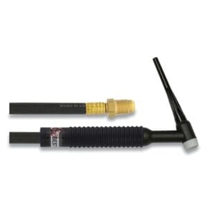 26 TIG Torch Package, Air Cooled, 200 A, Rigid Head, 25 ft Cable, Rubber