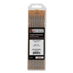 1.5%anthanated Tungsten Electrode, 3/32 in x 7 in, 10 PK
