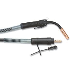 MIG Gun For Tweco Consumables, 400 A, 15 ft, Tweco Connector, 0.045 in to 1/16 in Wire