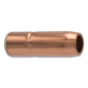 MIG Gun Nozzle, 5/8 in Bore, 1/8 in Recess, Tregaskiss Style, Insulated, Copper