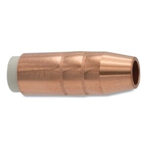 MIG Gun Nozzle, 1/2 in Bore, Copper, Tregaskiss Style, Heavy Duty, Insulated, Copper