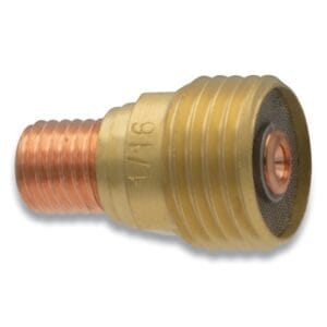 Gas Lens Collet Body, 1/8 in, Used on 9, 20 Torches, Small Standard