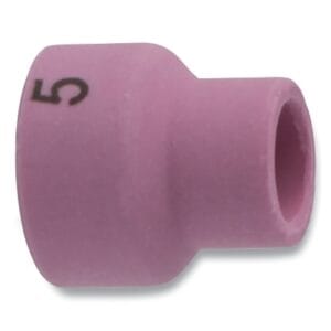 Alumina Nozzle TIG Cup, 5/16 in, Size 5, For Torch 24, 24W, Standard, 5/8 in