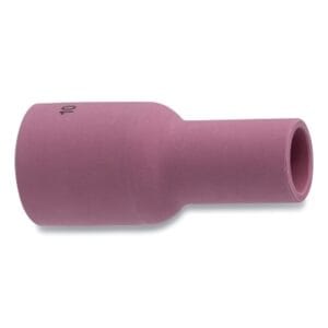Alumina Nozzle TIG Cup, 5/8 in, Size 10, For Torch 9, 12, 17, 18, 20, 22, 25, 26, 27, Large Gas Lens Long, 2-3/4 in