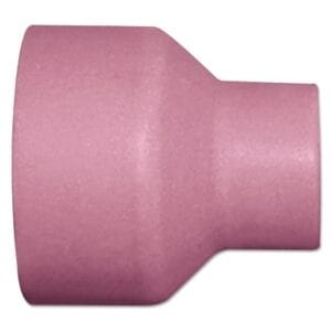 Alumina Nozzle TIG Cup, 1/2 in, Size 8, For Torch 9, 17, 18, 20, 22, 25, 26, 27, XX-Large Gas Lens, 4-3/4 in