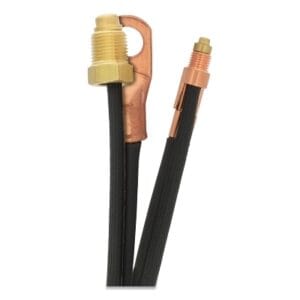 TIG Power Cable, For 9, 9FMT, 17, 17FMT, 24FMT, 150M Series Torches, 12.5 ft, 2-Pc, Braided Gas Hose