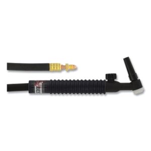 9V TIG Torch Package, Air Cooled, 125 A, Rigid Head with Valve, 1-Pc 12.5 ft Cable, Rubber