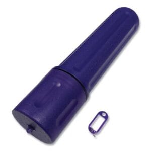Rod Storage Tube, 10 lb Capacity, High Impact Polyethylene, 14 in L, Purple