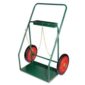 Cylinder Truck, 13 in x 25 in Base Plate, 14 in Wheels