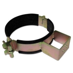 Gas Cylinder Holder, Steel, 6-1/2 in to 7-1/4 in dia, Silver/Black