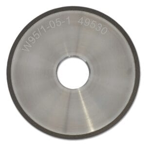 Grinding Wheel, for Wet Tungsten Grinder, 3.9 in H x 0.20 in W, Steel, Diamond