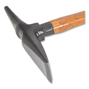 Chipping Hammer, Extra Heavy-Duty, 315 mm L, Cone and Cross Chisel, Wood Handle