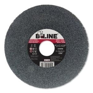 Straight Resinoid Wheel, 10 in dia, 1 in Thick, 1-1/4 in Arbor, Coarse Grit