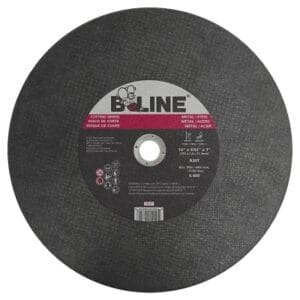 Cutting Wheel, 14 in dia, 3/32 in Thick, 1 in Arbor, 36 Grit, Aluminum Oxide