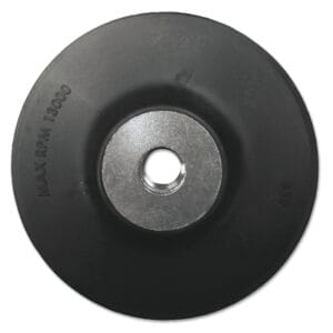 Backing Pad for Resin Fiber Sanding Disc, 5 in X 5/8 in – 11, Firm