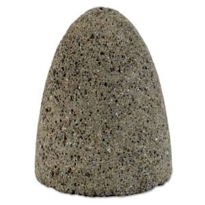 Cones and Plug, 3 in dia, 3 in thick, 5/8 in to 11 in arbor, 24 grit