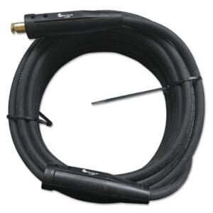 Welding Cable Assembly, 2/0 AWG, 100 ft, Tweco, with Cable Connector, Single Ball-Point Connection
