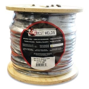 Welding Cable, 1 AWG, 250 ft Reel, Black