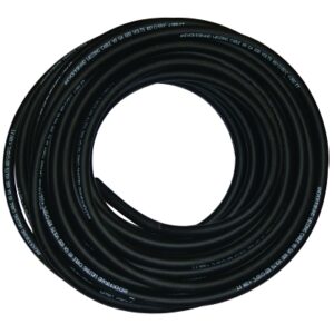 Welding Cable, 6 AWG, 100 ft, Black